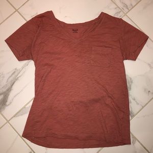 Madewell V-Neck Pocket Tee